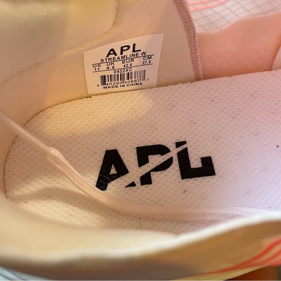 Athletic Propulsion Labs Steamline Crème/Magma/White Sneakers New Size 11 - Picture 7 of 11